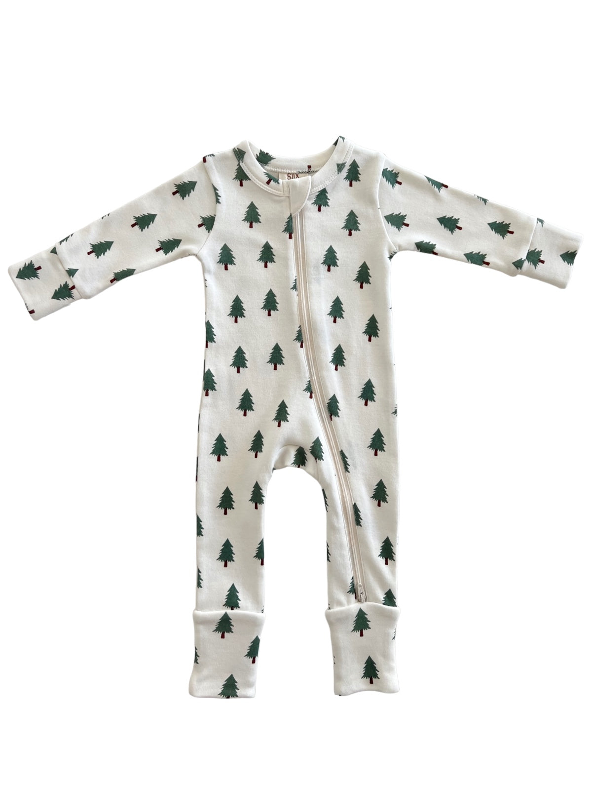 Trees / Organic 2-Way Zip Romper