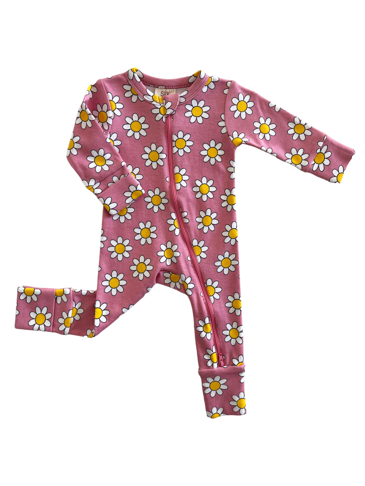 Daisy Pop Punch / Organic 2-Way Zip Romper