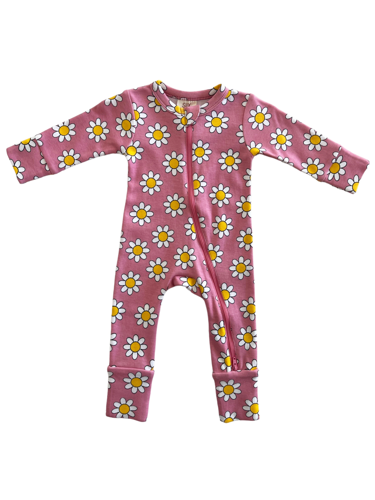 Daisy Pop Punch / Organic 2-Way Zip Romper